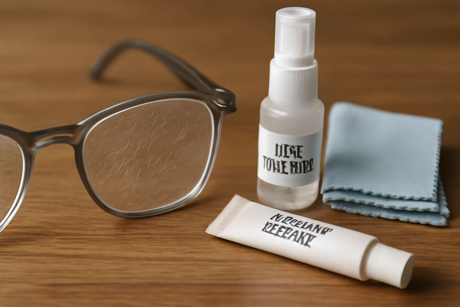 prescription glasses lens scratch repair