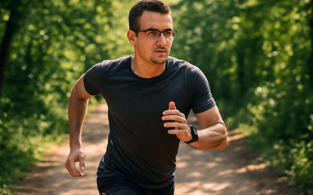 Run confidently with prescription glasses for running that stay secure and sweat-ready.