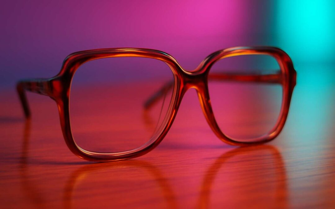 Retro Revival: prescription 80s glasses for bold, modern looks.
