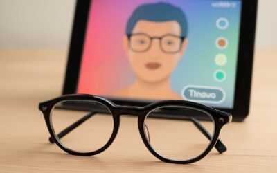 Elevate your style with prescription glasses with virtual try on—see yourself instantly.