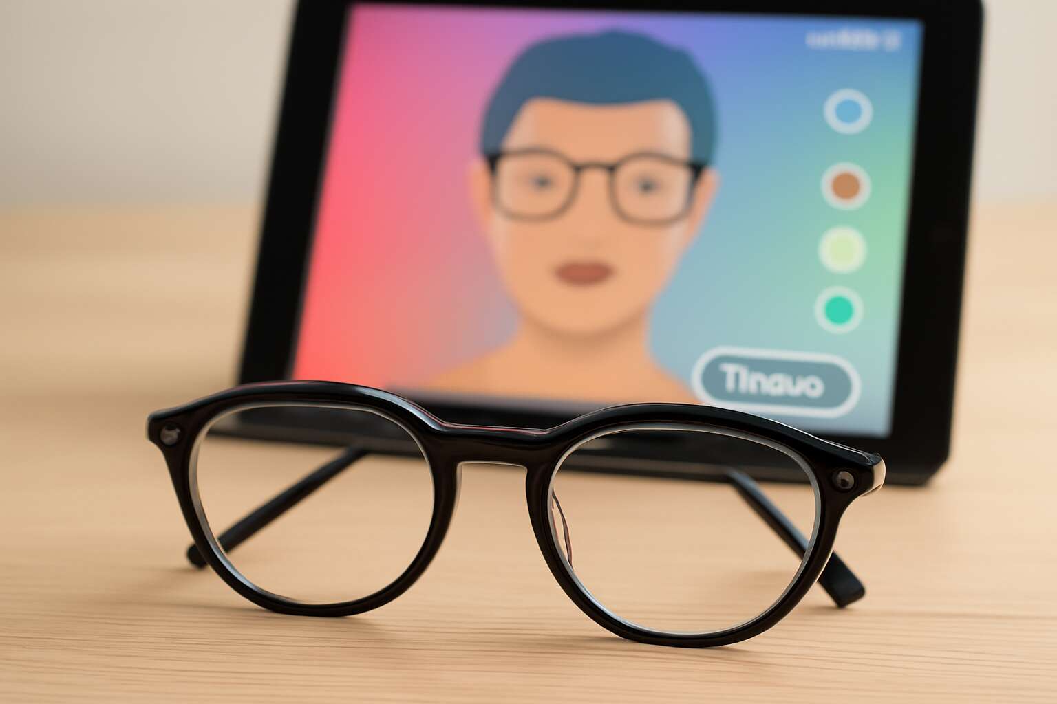prescription glasses with virtual try on